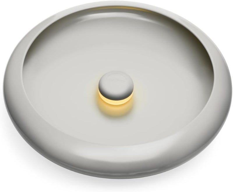 Fatboy Oloha bowl with lamp, multifunctional lamp, rechargeable LED Light, 8 hours of battery run time (37.5 x 8.2 cm) Large, Desert - Image 1